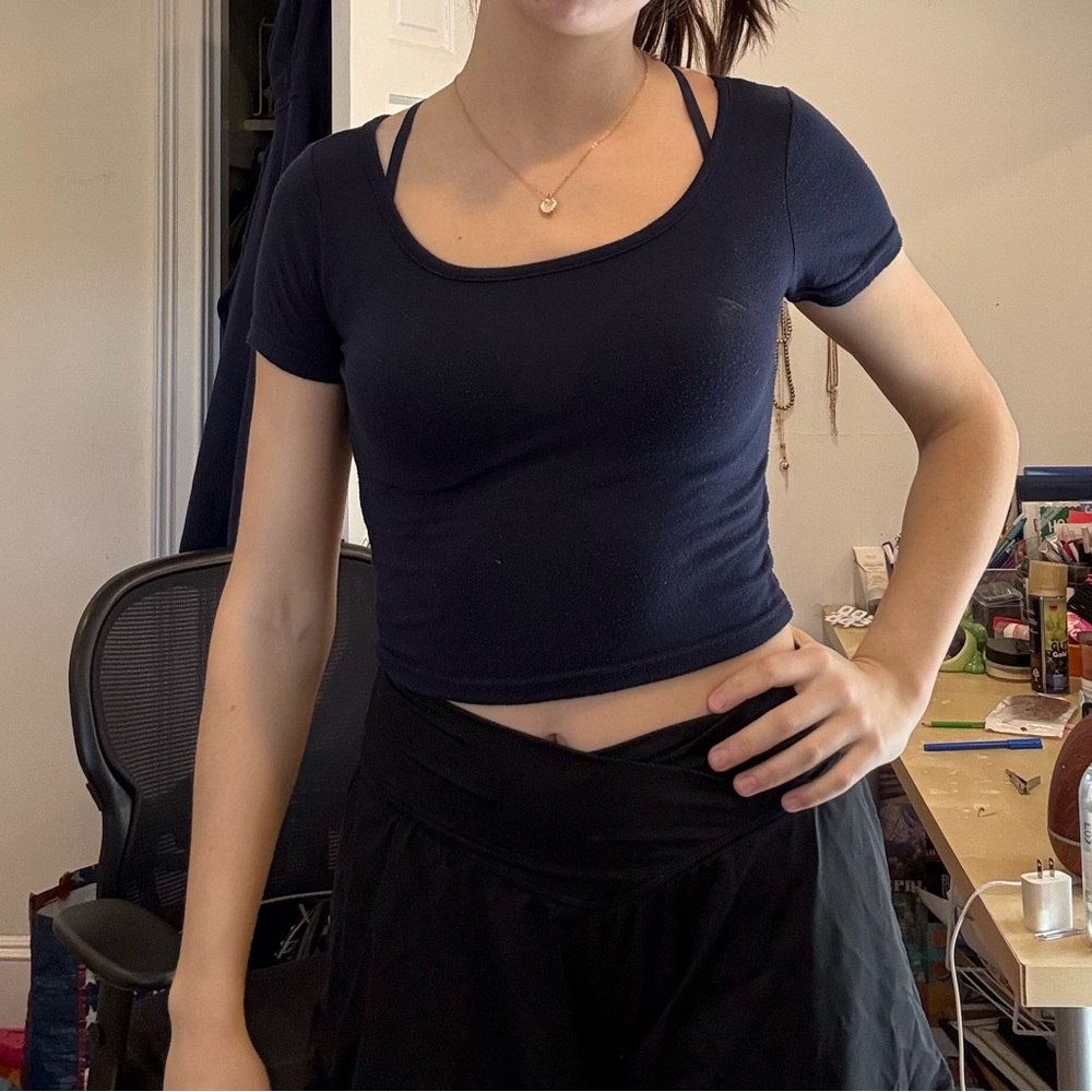 Navy Blue Women's Top
